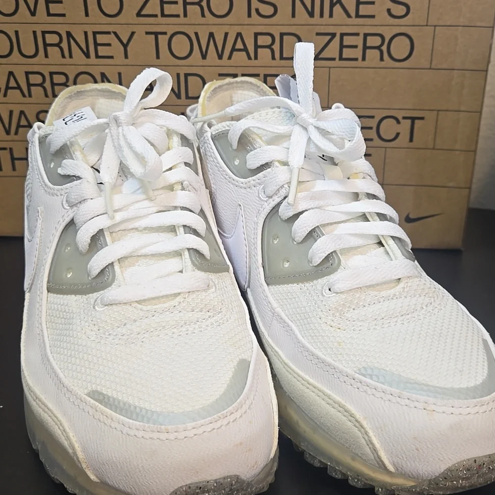 Nike Mens Air Max Terrascape 90 Sneakers - White and Cream - Picture 2 of 11